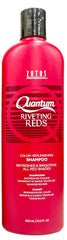 Georgie Riveting Red color swatches illustrate vibrant hue retention possibilities