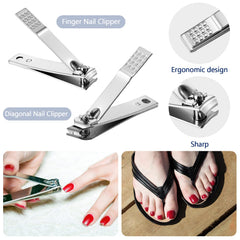 Geosar 8-tools set covers natural thick and ingrown nails.