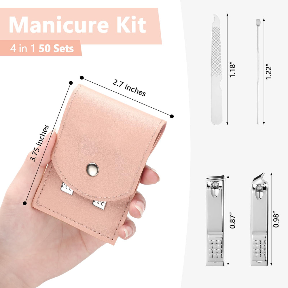 Geosar pink nail clippers, sharp stainless steel for precise trims.