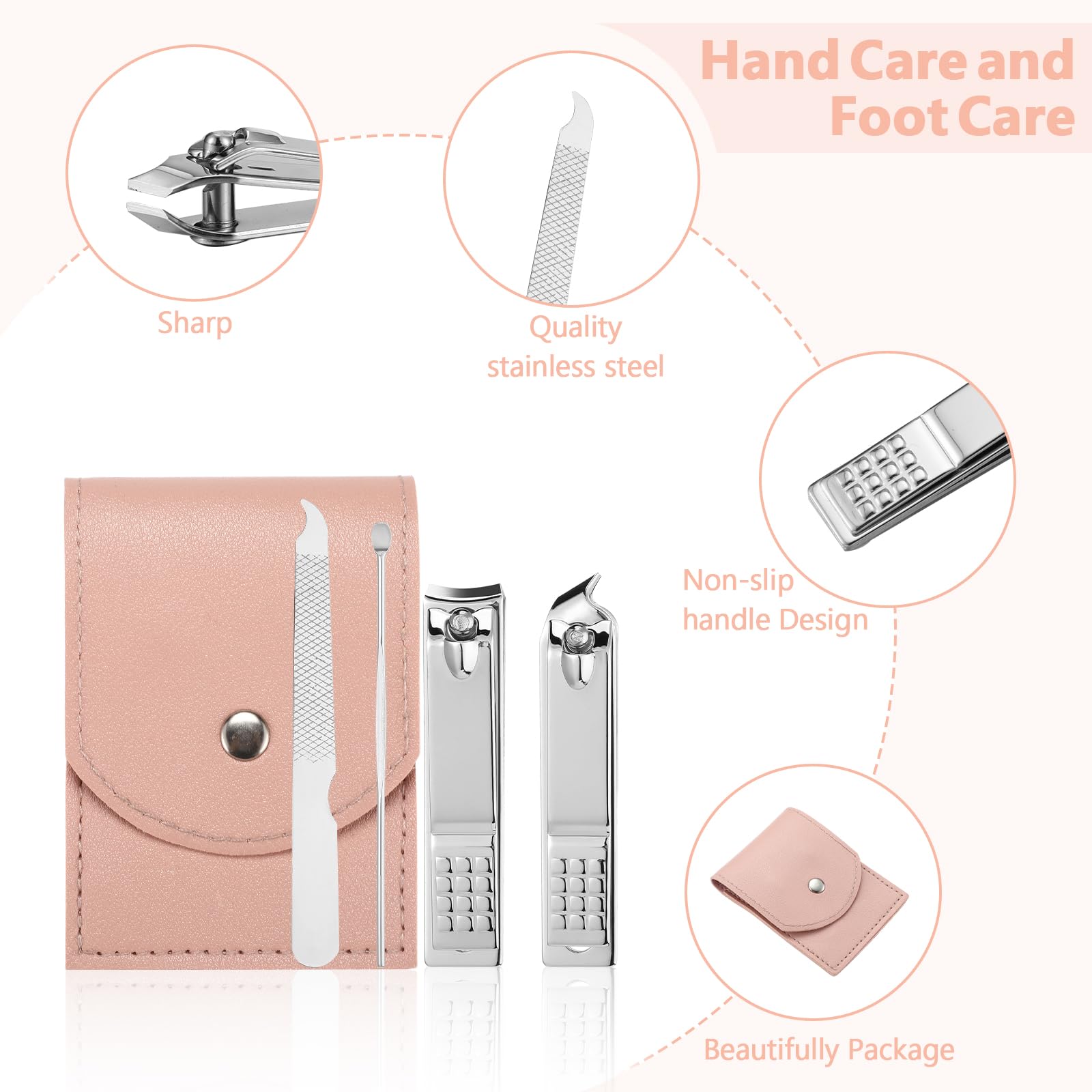 Geosar pink tweezers, reliable grip for accurate grooming.