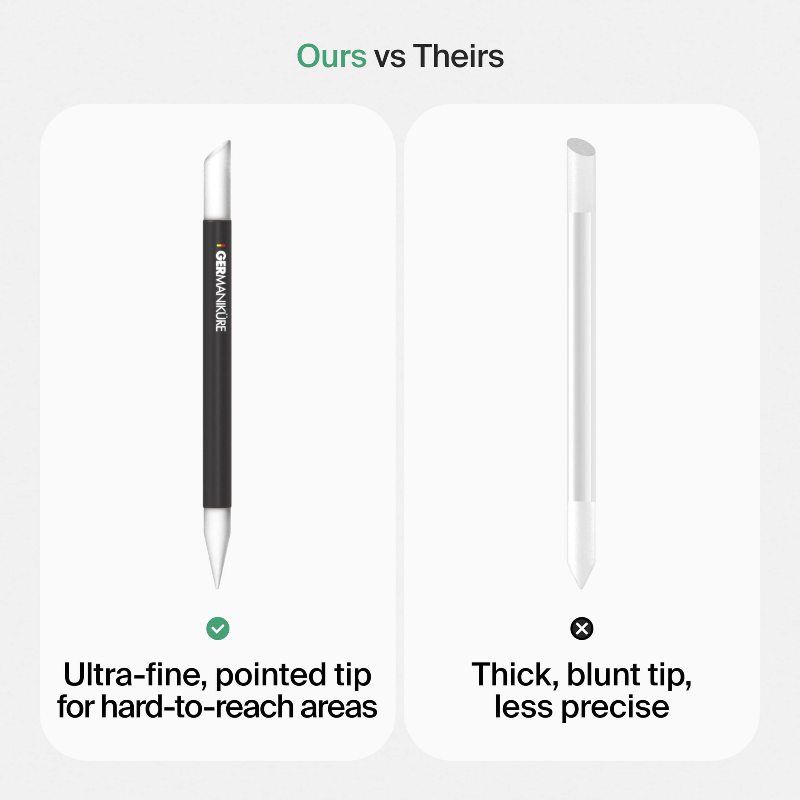 GERMANIKURE callus and dry skin file for gentle exfoliation around nails.