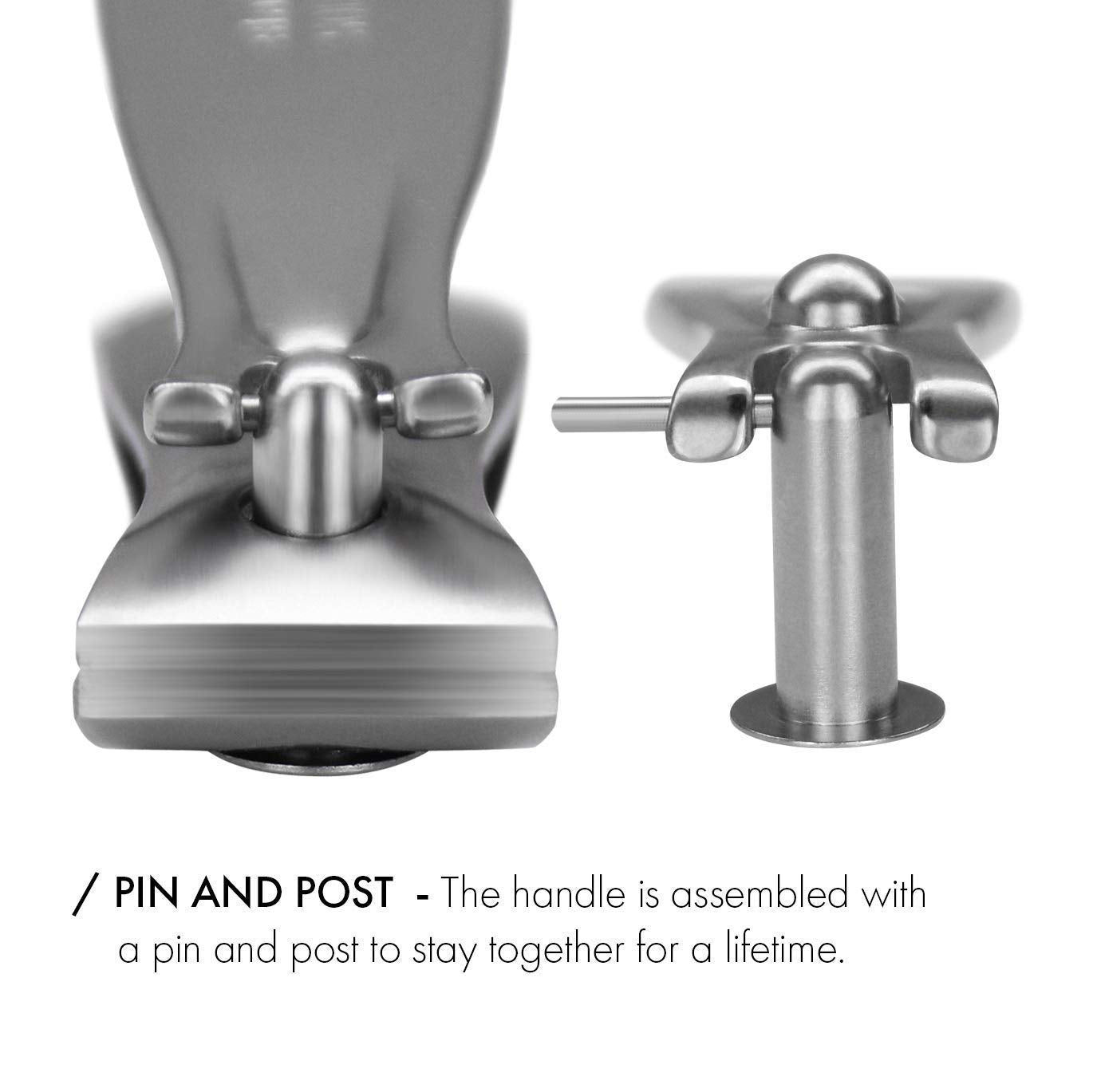 GERMANIKURE high-carbon stainless steel blades resist dulling.