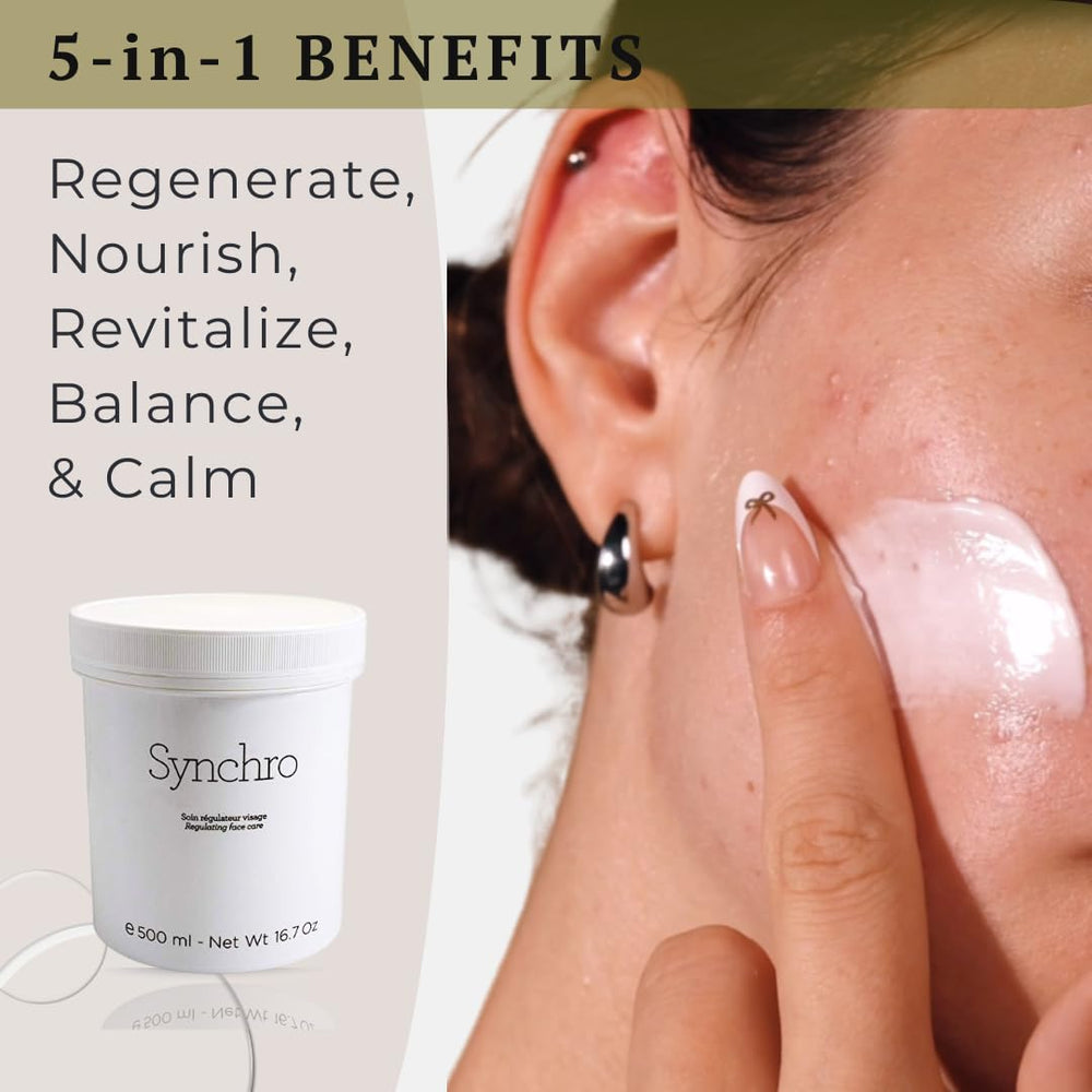 Skin after use showing improved hydration and a subtle glow