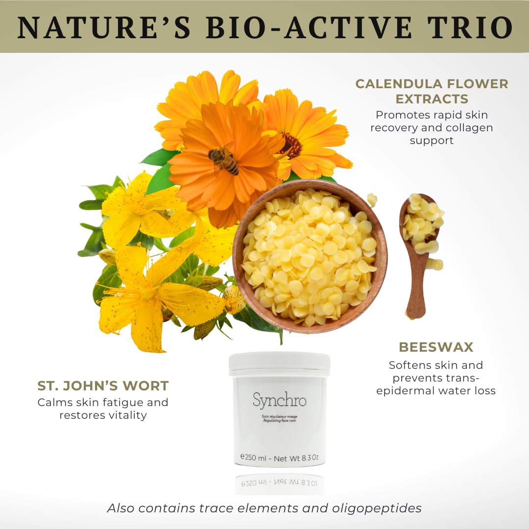 Gernetic Synchro Cream applied by hands for daily hydration.