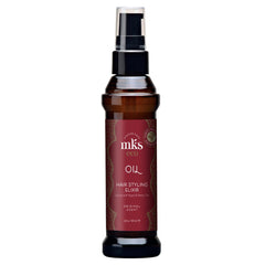 GETPUNA Marrakesh Oil bottle pour demonstrates frizz control and color-safe styling.