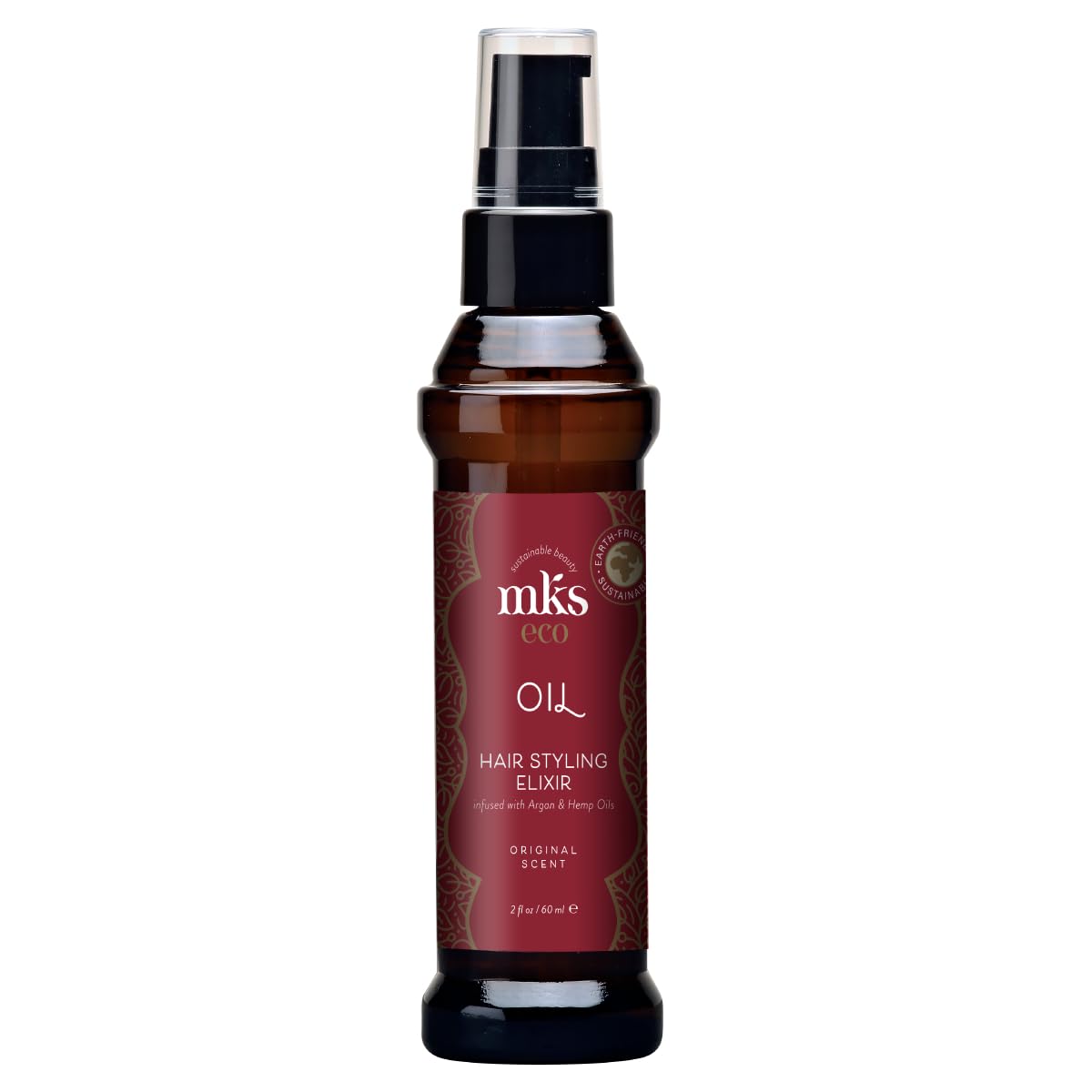 GETPUNA Marrakesh Oil hair shine close-up highlights silky, smooth styling.