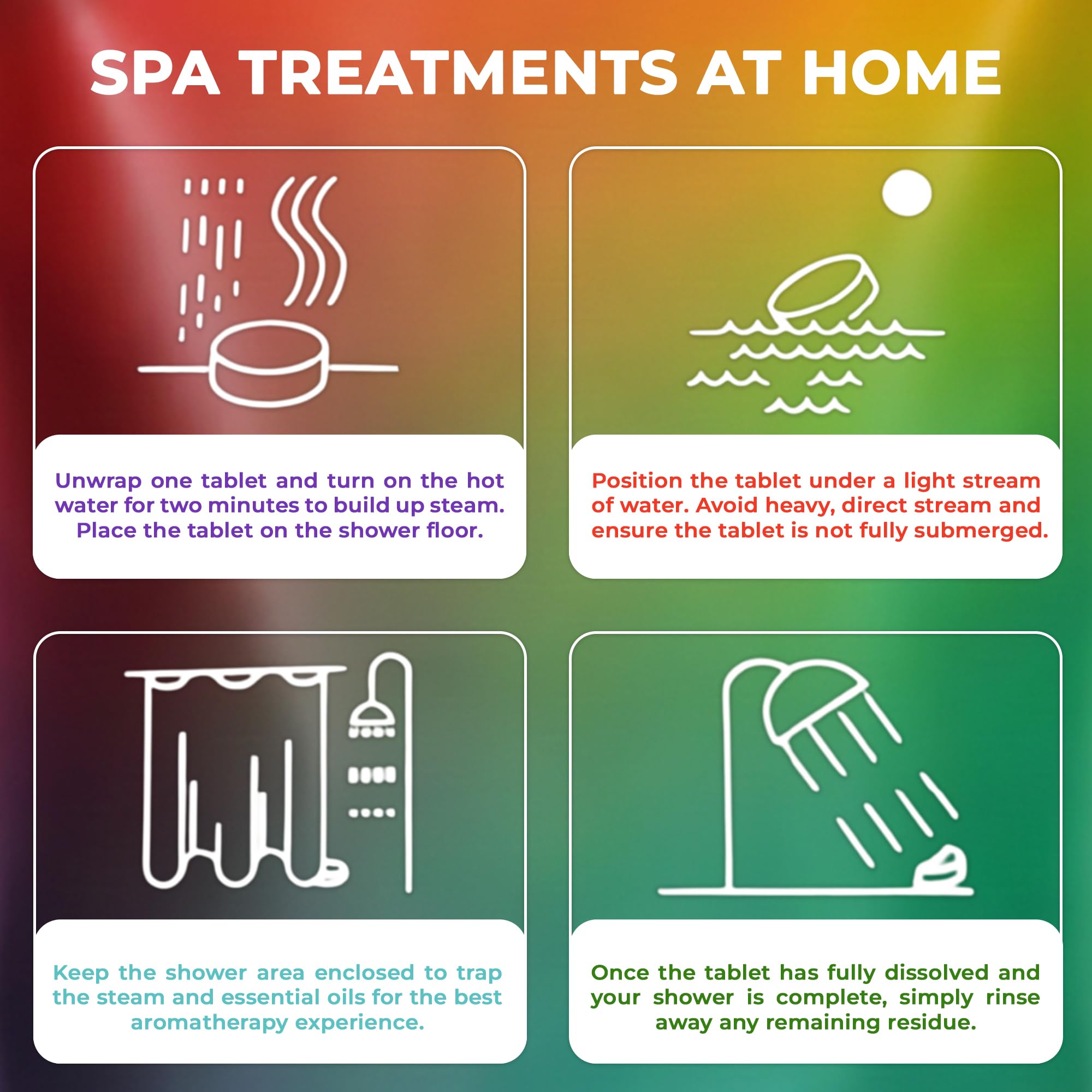 GETT shower steamers tea tree pack revitalizes the bathroom routine.