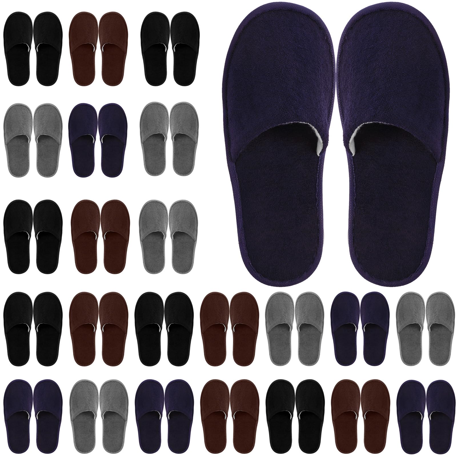 Geyoga disposable slippers guest bulk pack for hospitality and events