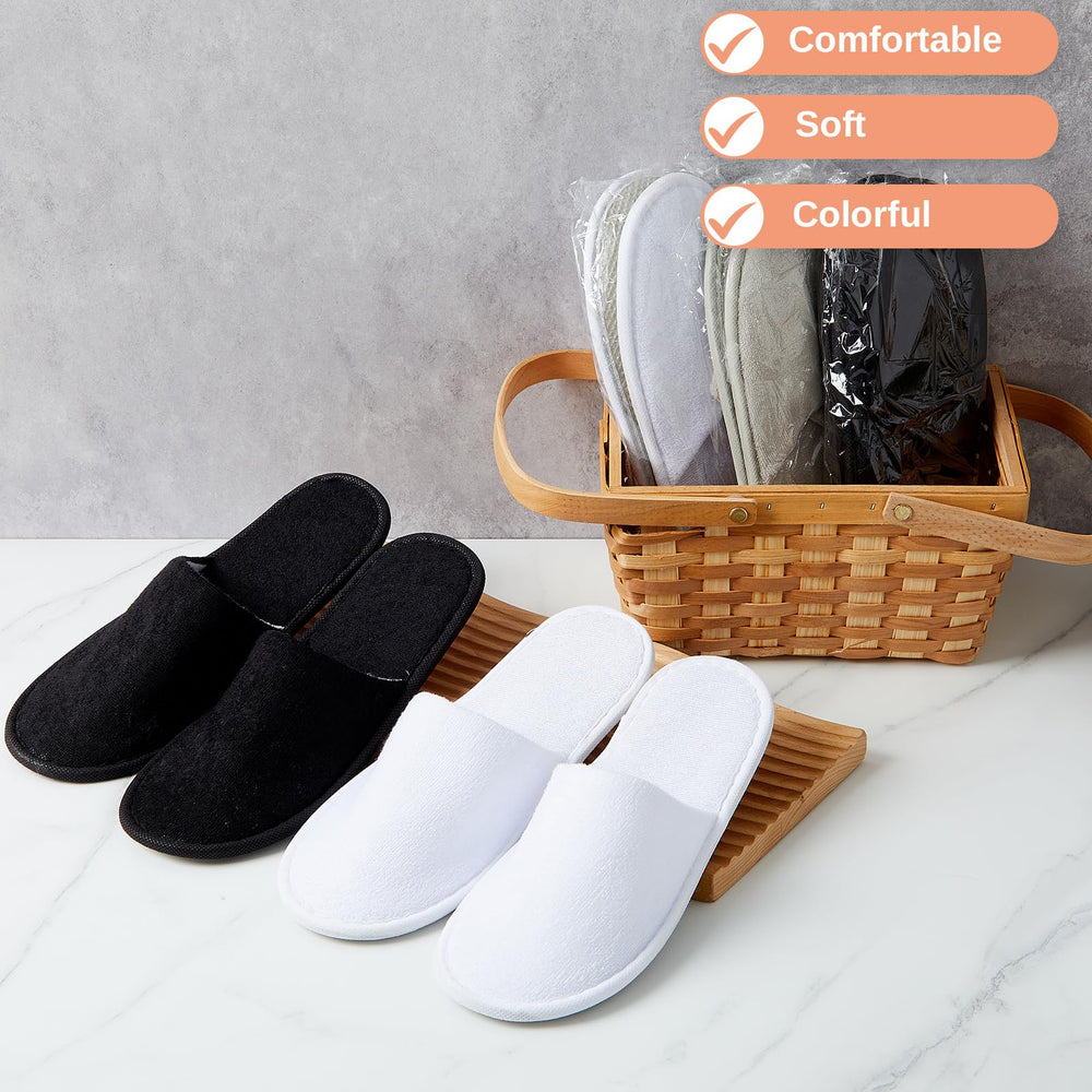 Geyoga three-color variation helps color-code slippers for events.