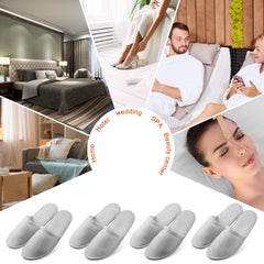 Geyoga light gray slippers for brides and events, easy to freshen up.