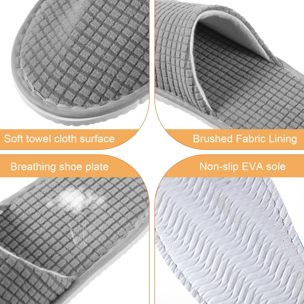 Geyoga independent packaging travel slippers stay clean and portable.