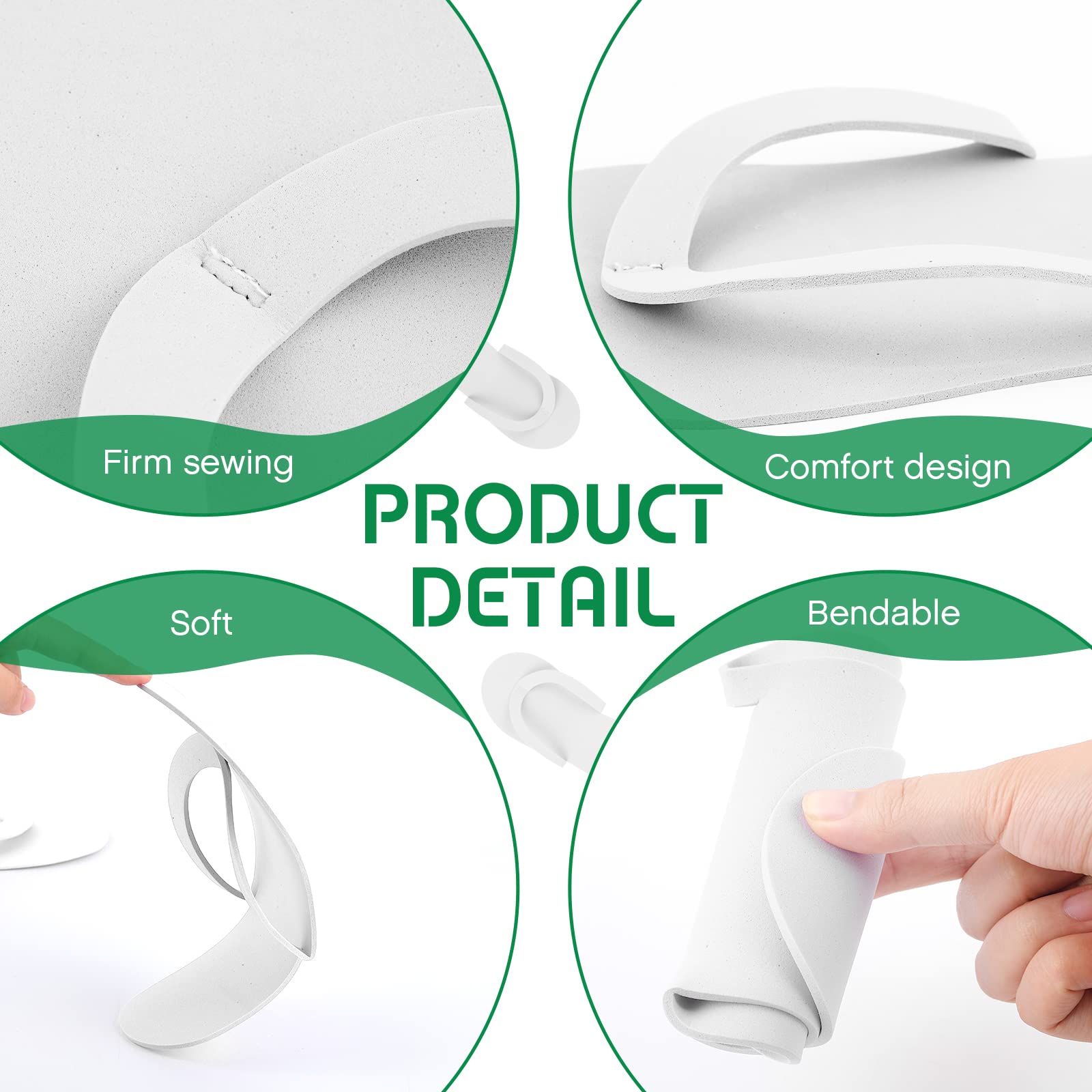 Geyoga pedicure slippers EVA foam soft feel for comfortable sessions.