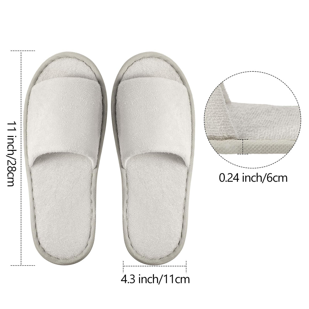 Geyoga soft toweling upper slippers gentle on skin