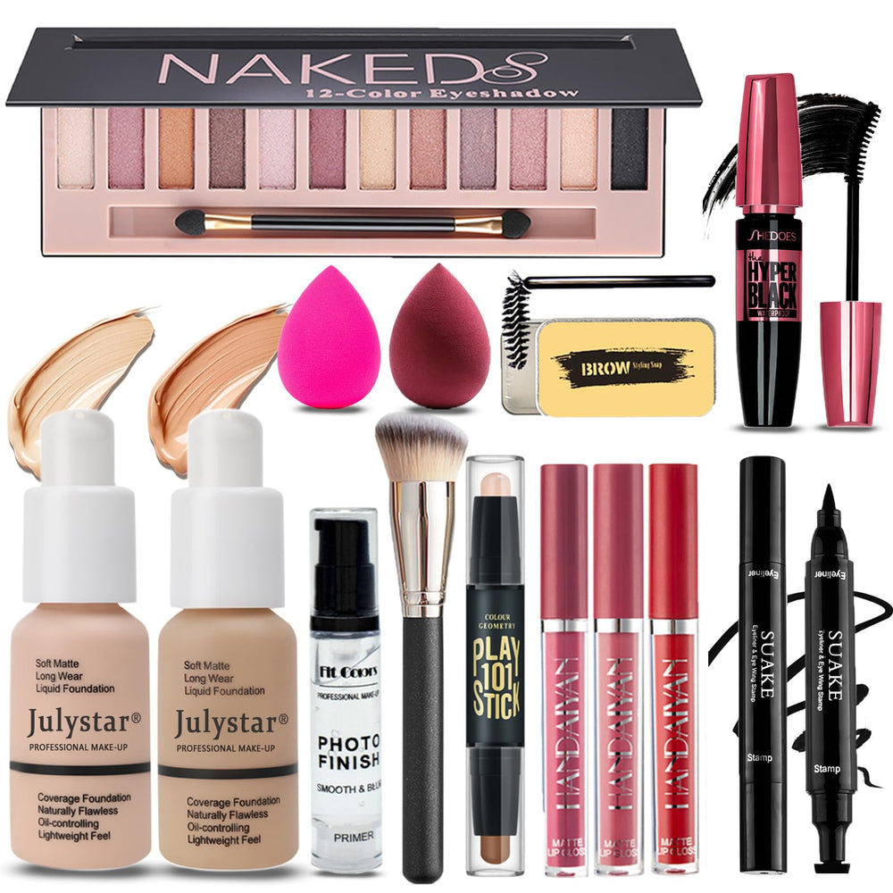 Geyomi all-in-one makeup kit 12-color eyeshadow palette for versatile looks