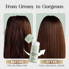 G-Fusion clear residue-free formula for a natural look on dark hair.