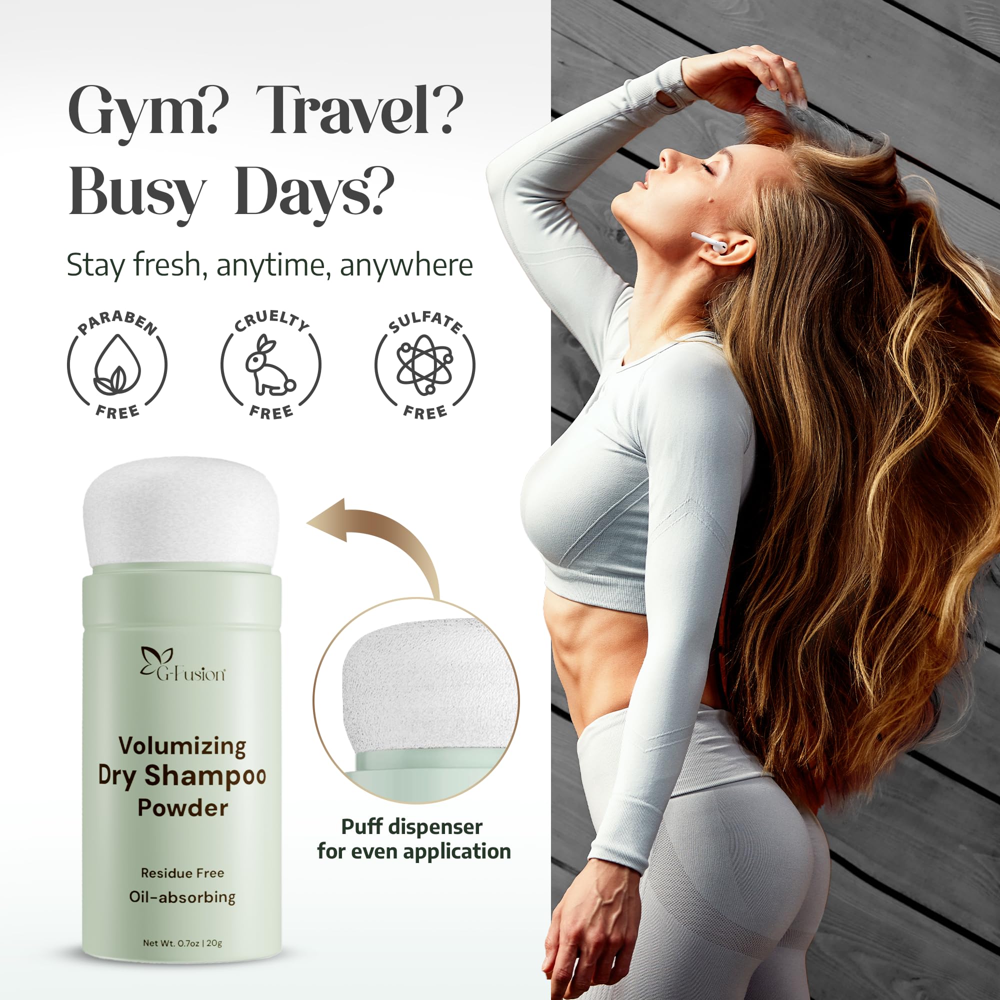 G-Fusion travel size packaging makes gym or travel refresh convenient.