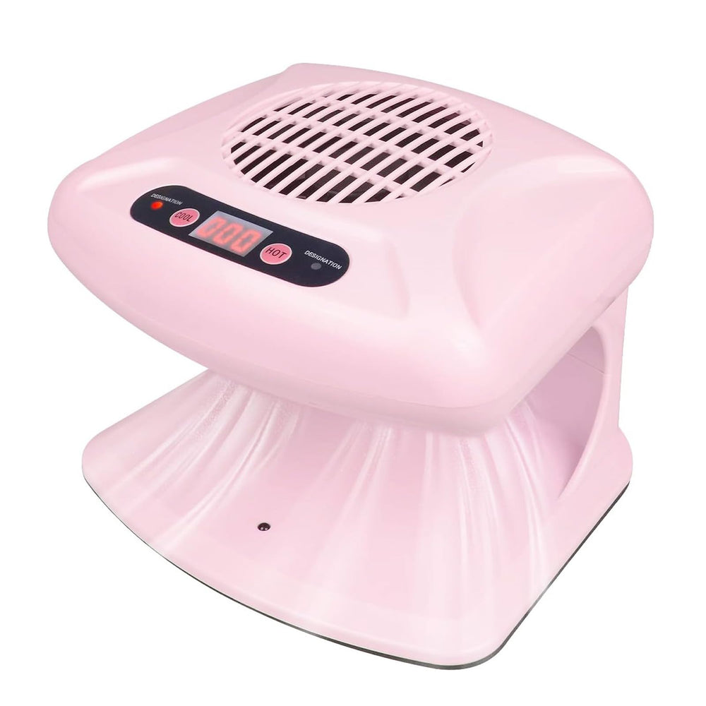 GGAIFbp Nail Dryer 300W front view with pink finish for salon and home use.