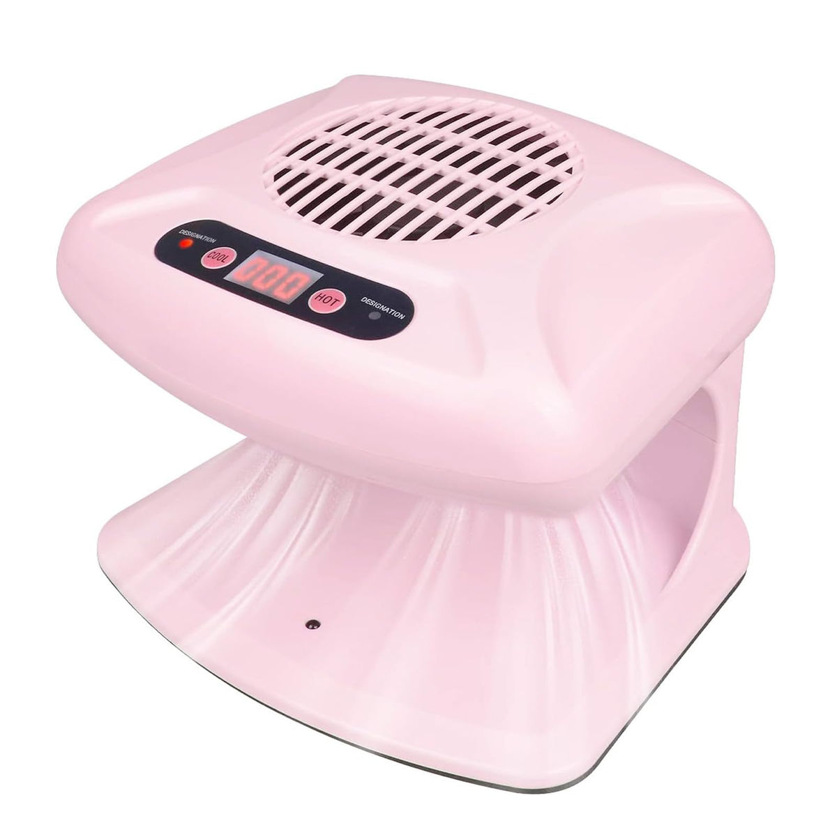 GGAIFbp Nail Dryer 300W front view with pink finish for salon and home use.