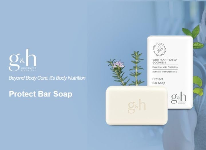 GH PROTECT Bar Soap creates a soft lather for comfortable cleansing.