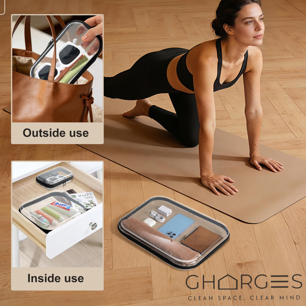 Gharges clear box – transparent visibility makes items easy to locate at a glance.