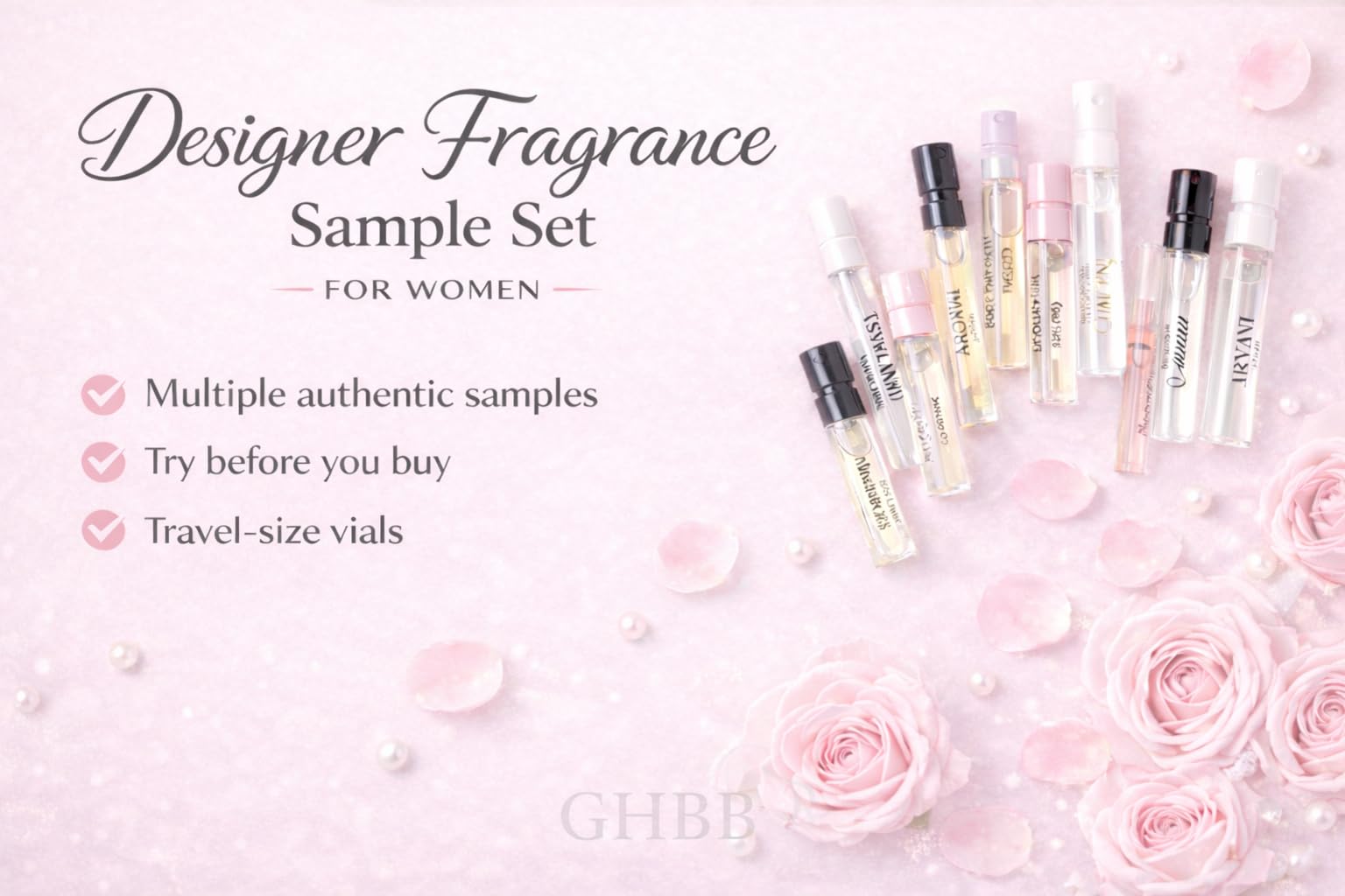 GHBB eight-fragrance sampler lets you compare before buying.