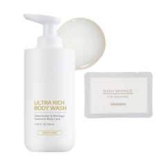 GIANANO moisturizing soft foaming body wash bottle releasing rich foam for gentle cleansing.