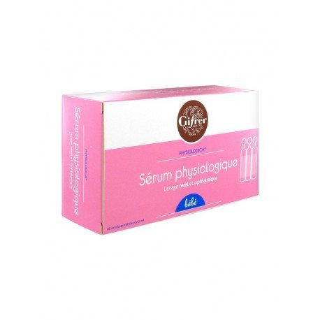 Gifrer Physiologica single-dose pod for nasal cleansing and eye hygiene.
