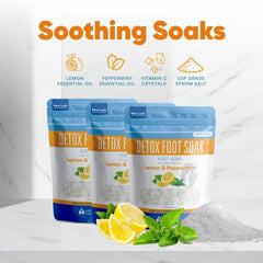 Gift-ready detox foot soak set for spa-like gifts.
