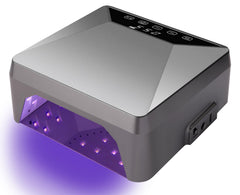 GiGiBright 78W UV LED nail lamp, front view, fast and even curing for gel polish.