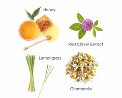 BeeKind calendula honey extracts close-up highlights nourishing ingredients