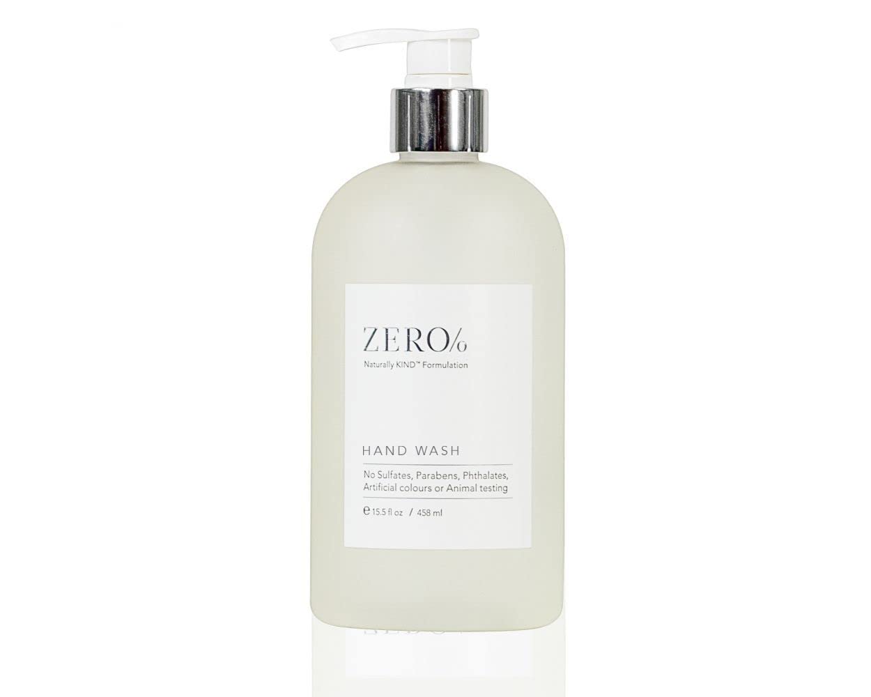 Gilchrist & Soames Zero% hand wash bottle on sink for refreshing daily cleansing