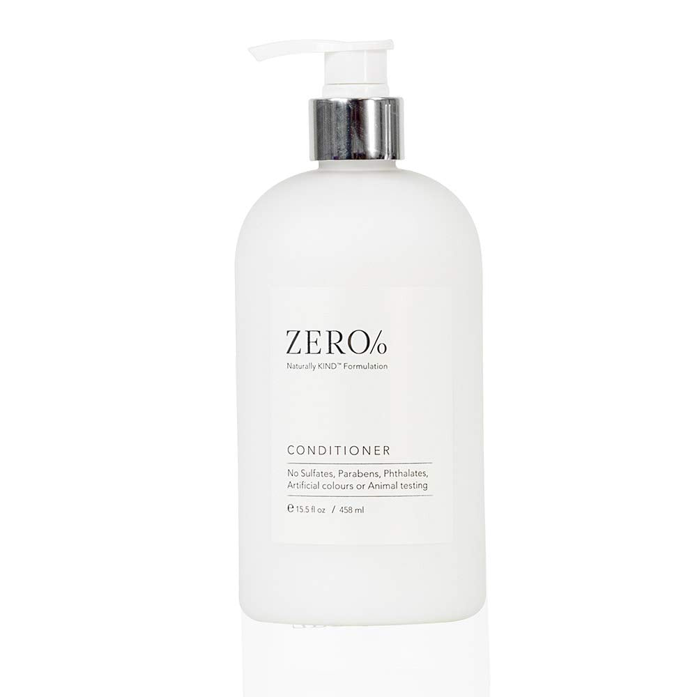 Gilchrist & Soames Zero% Conditioner bottle front highlighting sulfate-free care for all hair types