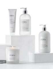 Gilchrist & Soames Zero% Conditioner packaging on display communicates clean, ethical beauty