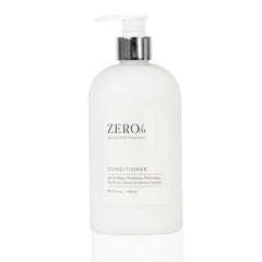 Gilchrist & Soames Zero% Unisex Conditioner bottle pour shows refreshing hydration for all hair types.