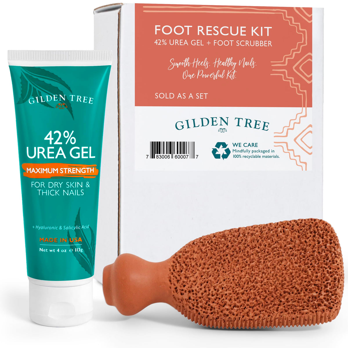 GILDEN TREE Callus Remover Gel for smoother heels with gentle exfoliation.