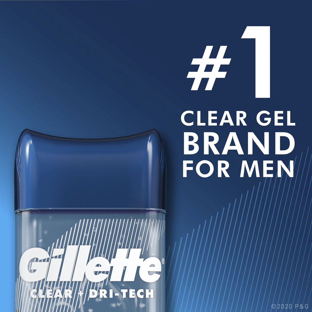 Gillette Clear Dri-Tech Cool Wave bottle cap detail