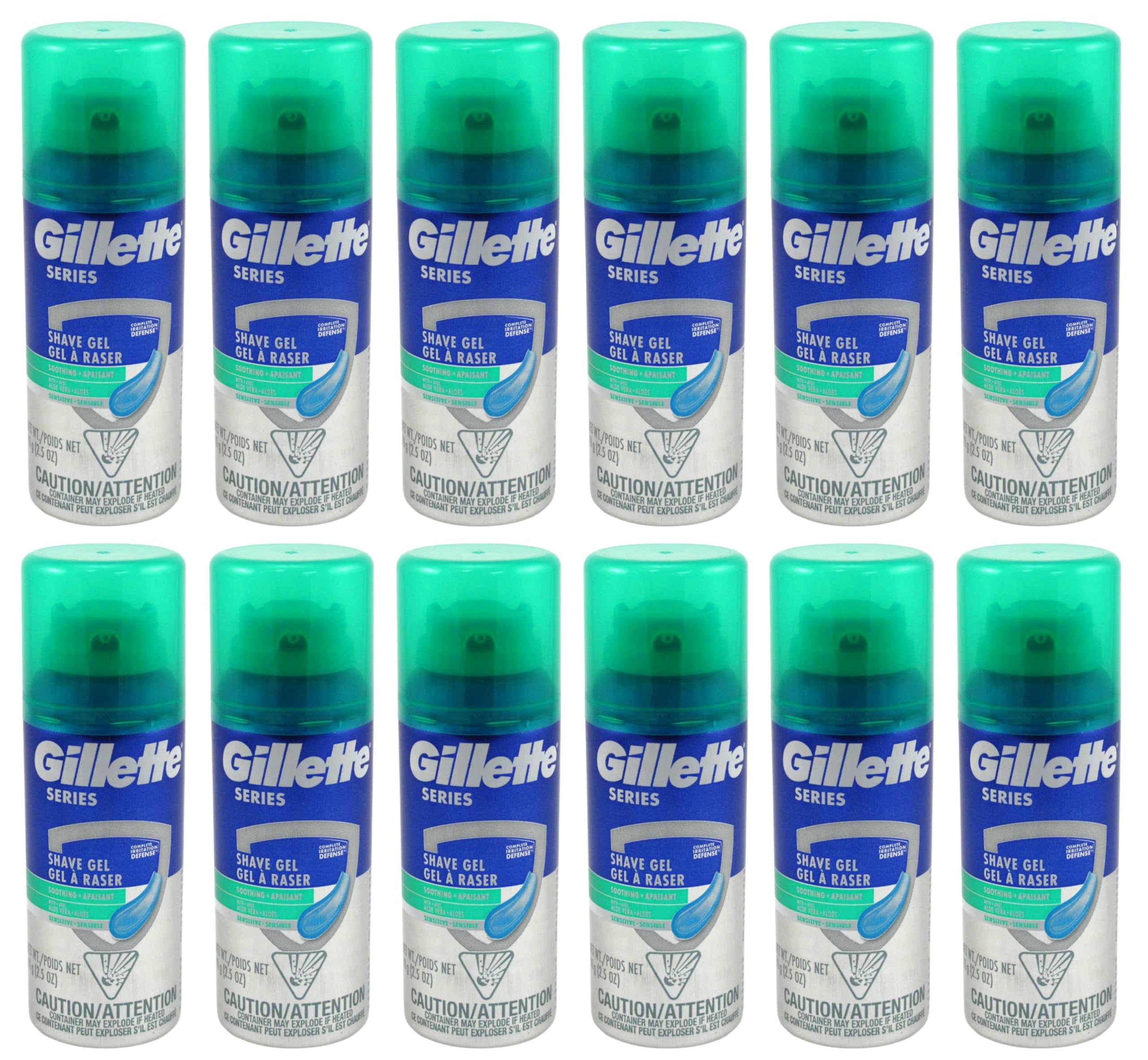 Gillette Series Aloe Vera gel creates a creamy lather for close shaves on sensitive skin