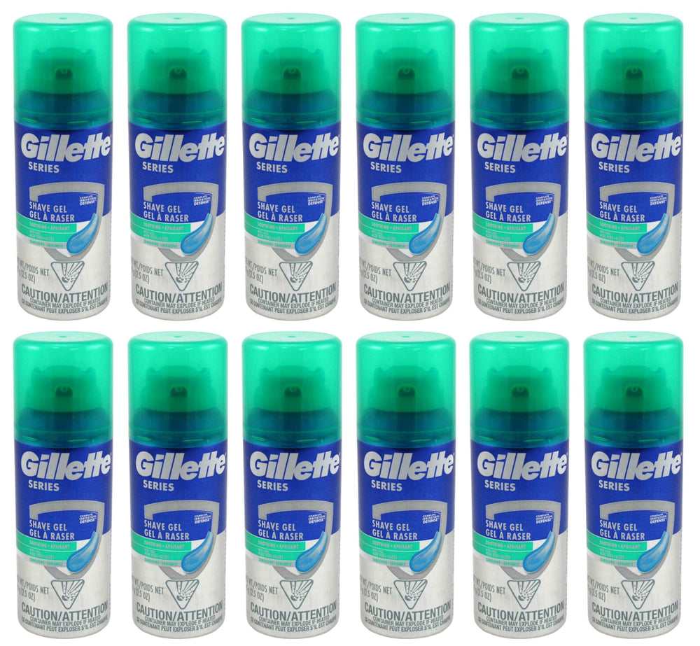 Gillette Series Aloe Vera gel creates a creamy lather for close shaves on sensitive skin