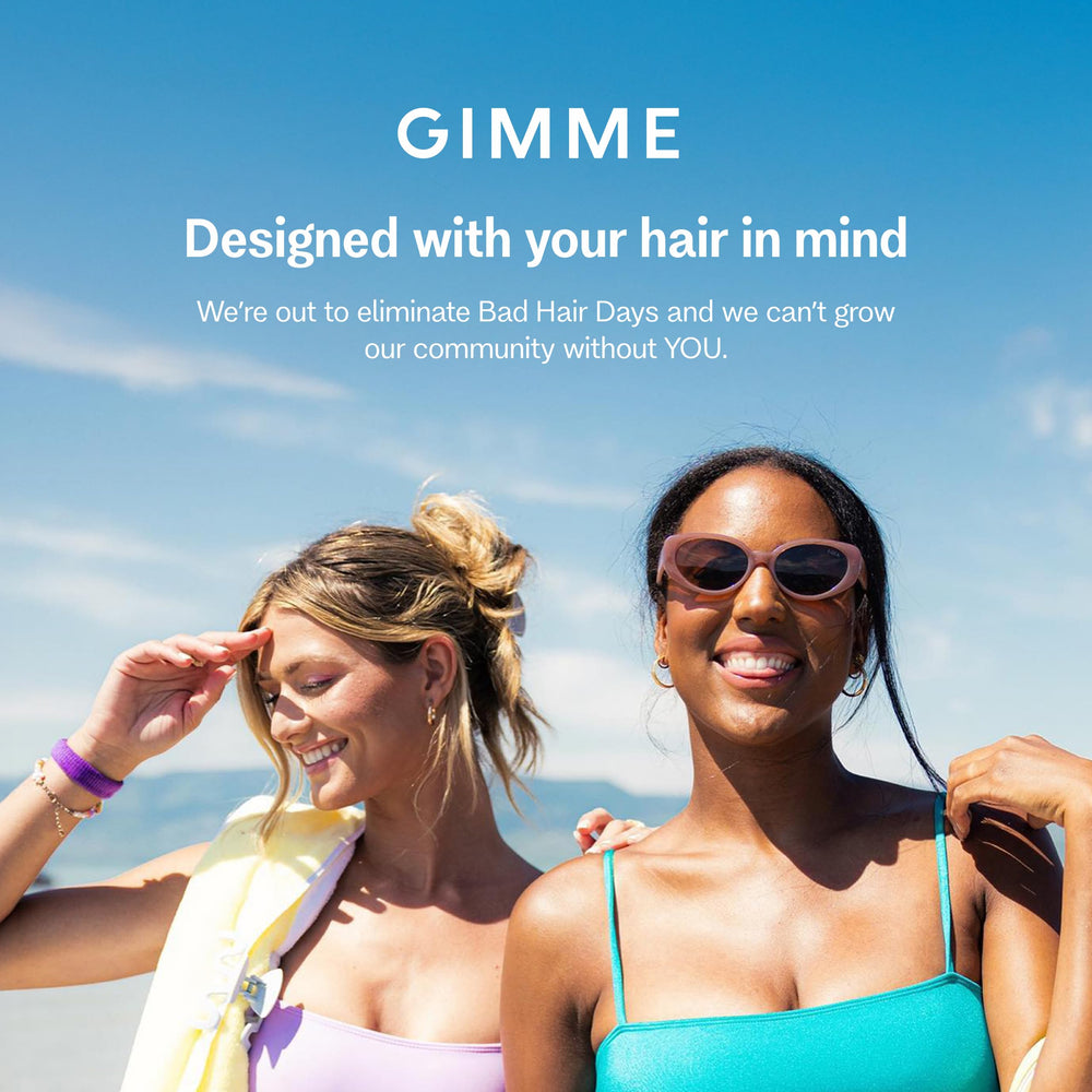 GIMME Beauty Dry Shampoo lavender scent provides calming aroma during routine.