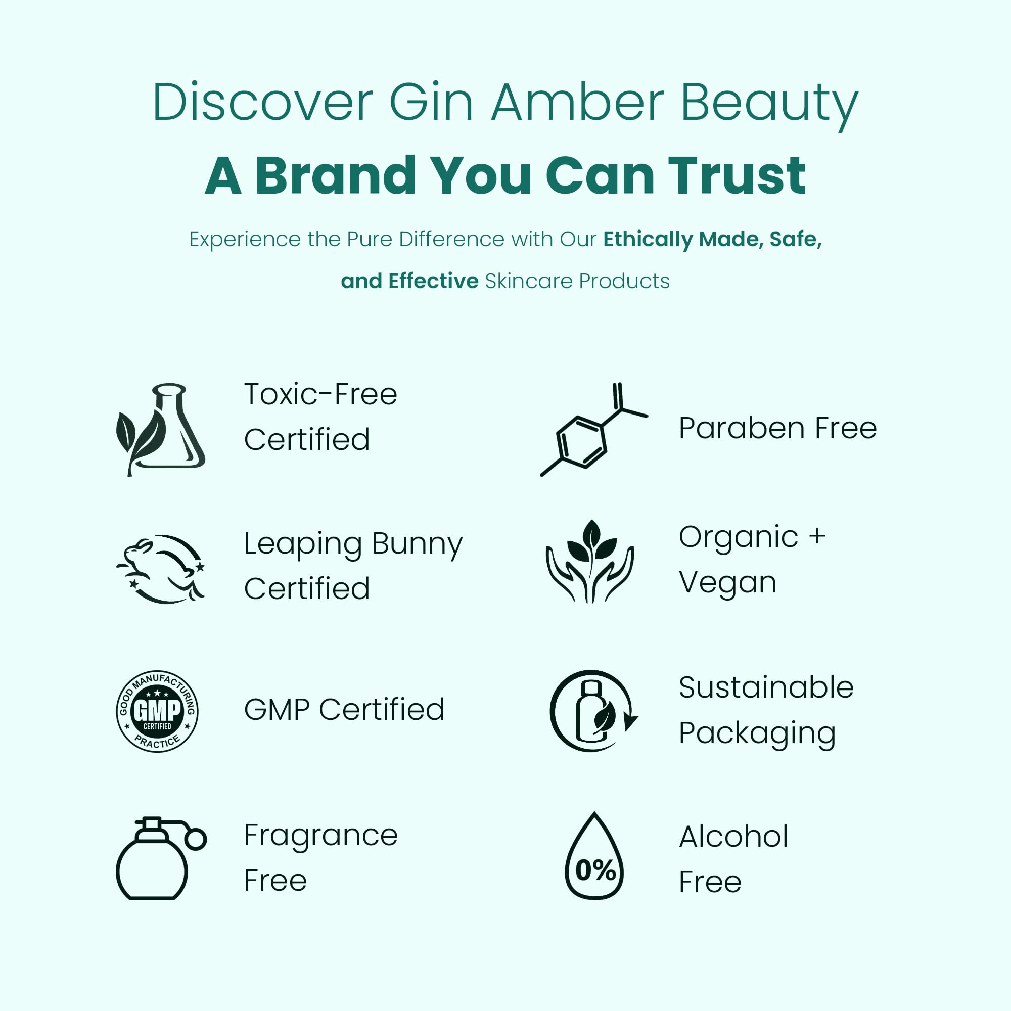 Gin Amber Beauty cream texture close-up with smooth finish
