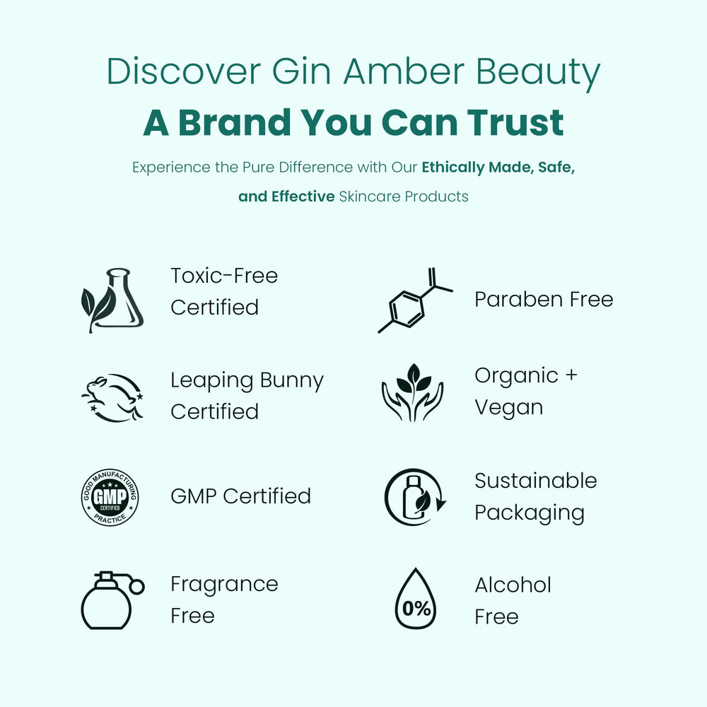 Gin Amber Beauty cream texture close-up with smooth finish