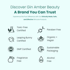 Gin Amber Beauty cream texture close-up with smooth finish