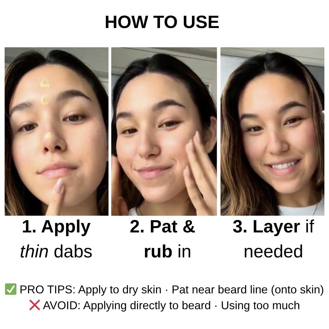 Ginger Armor morning routine with caramel tint complements natural glow