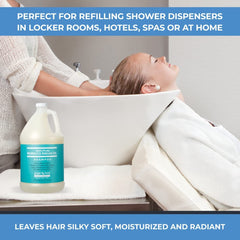 Ginger Lily Farms argan aroma image conveys lasting scent after use.