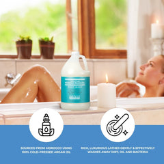 Ginger Lily Farms Argan oil scent image conveys spa-like aroma