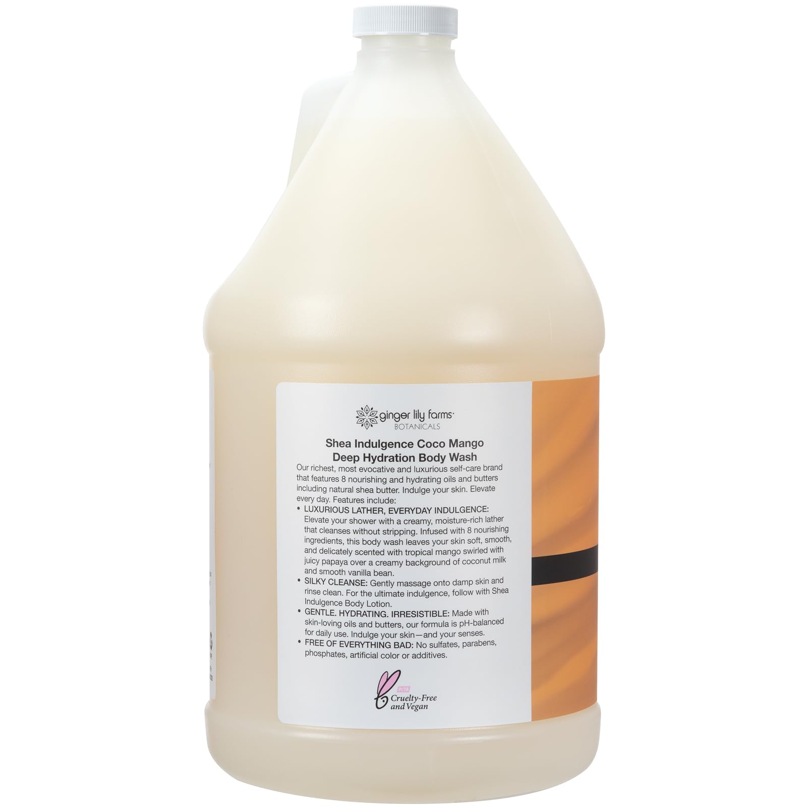 Ginger Lily Farms Botanicals deep hydration formula with natural oils softens skin after every wash