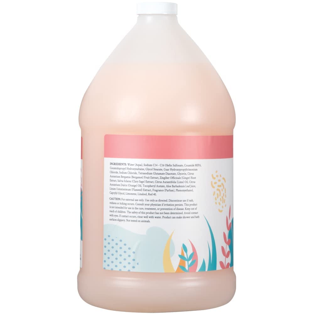 Essential oil droplets highlight bergamot, lime, and orange notes in Ginger Lily Farms Botanicals.