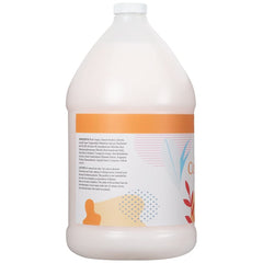 Close-up of Coco Mango conditioner label highlighting vegan, cruelty-free formulation for salon use