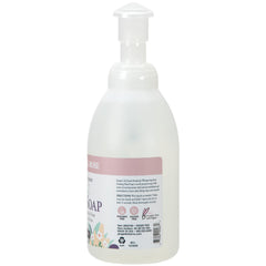 Foaming hand soap bubbles from Ginger Lily Farms Botanicals