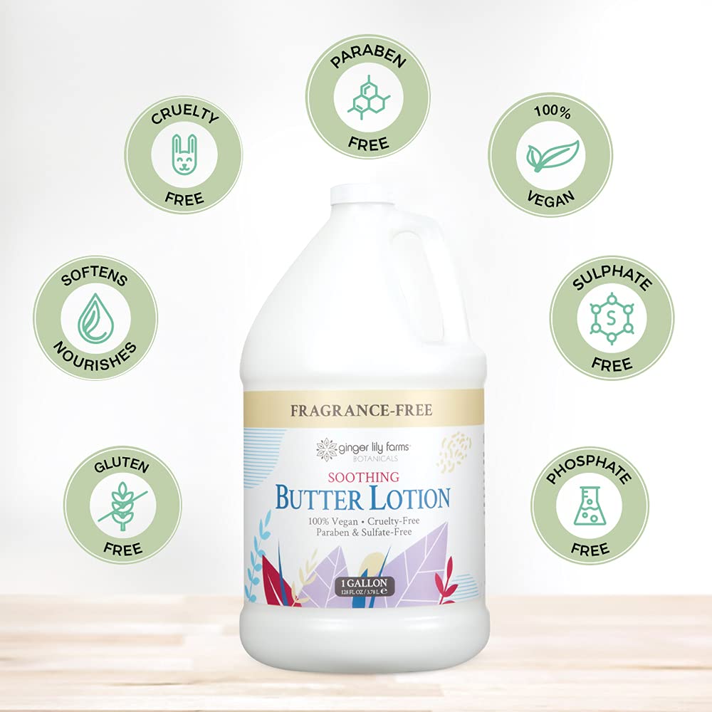 Ginger Lily Farms fragrance-free label emphasizes gentle, hypoallergenic care